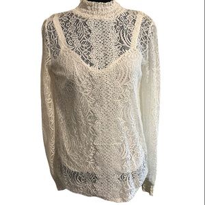 Ivory Lace Top
